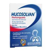 Mucosolvan Perlonguets 75 mg Cápsula de libertação prolongada Blister
