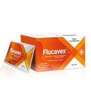 Flucavex 500 mg + 25 mg + 200 mg Granulado para solução oral em saqueta Saqueta