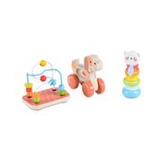 Brinquedo de Madeira MONI Conjunto de 9 Unidades (Idade Mínima Recomendada: 36 meses)