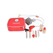 Brinquedo de Madeira MONI Kit Médico 10 Peças (Idade Mínima Recomendada: 36 meses)