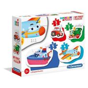 Puzzle CLEMENTONI Meios de Transporte (6 Peças)