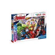Clementoni Puzzle 104 Peças Brilliant Marvel