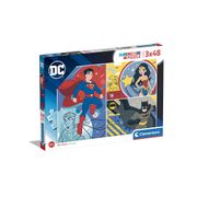 Puzzle Dc Comics 3 X 48 Peças CLEMENTONI
