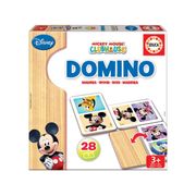Jogo Educativo EDUCA Dominó Madeira Mickey e Minnie (Idade Mínima: 3 Anos - 22,5 x 4,7 x 22,5 cm)