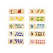 Conjunto De Puzzle Combine Os Números Viga