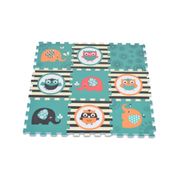 Tapete Puzzle MONI Atividade Elefante e Coruja 9 Peças (Idade Mínima Recomendada: 10 meses)