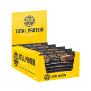 Caixa de 15 Barras Gold Nutrition Total Protein Bar Chocolate - 46 g (15 x 46 g)