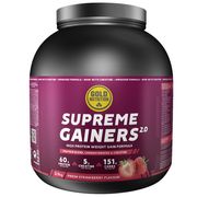 Supreme Gainers 2.0 Strawberry Flavour Gold Nutrition