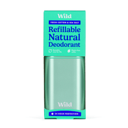 Wild Desodorizante Natural Caixa e Recarga Algodão Fresco e Sal Marinho 40g