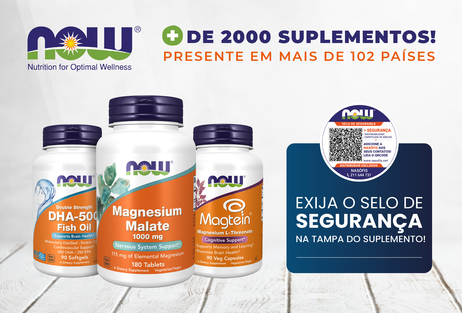 Suplementos NOW a venda no Marketplace Médis